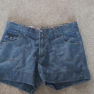 Denim shorts